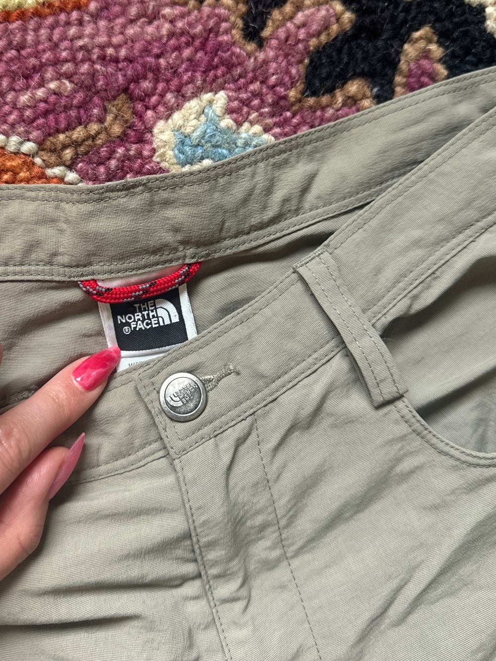 The North Face Womens Lightweight Hiking Capri Pants - Picture 3 of 8